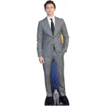 CS756 Tom Holland Grey Suit English Actor Lifesize Mini Cardboard Cutout Standee