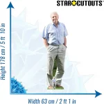 CS774 Sir David Attenborough English Broadcaster Lifesize Mini Cardboard Cutout Standee 2