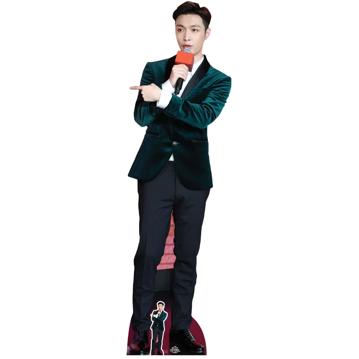 CS777 Lay Zhang 'Exo' (Chinese Rapper) Lifesize + Mini Cardboard Cutout Standee Front