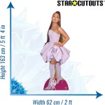CS780 Ariana Grande American Singer Lifesize Mini Cardboard Cutout Standee 2