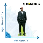 CS791 Jurgen Klopp 'Suit' (German Football Manager) Lifesize + Mini Cardboard Cutout Standee Size