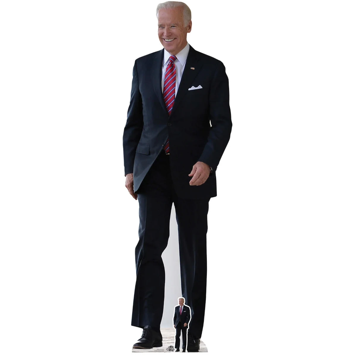 CS835 Joe Biden 'Walking' (U.S. President) Lifesize + Mini Cardboard Cutout Standee