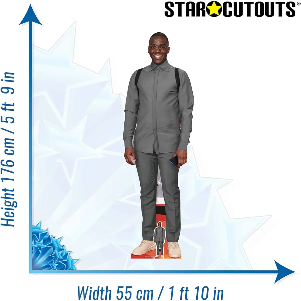 CS859 Ncuti Gatwa Rwandan Scottish Actor Lifesize Mini Cardboard Cutout Standee 2