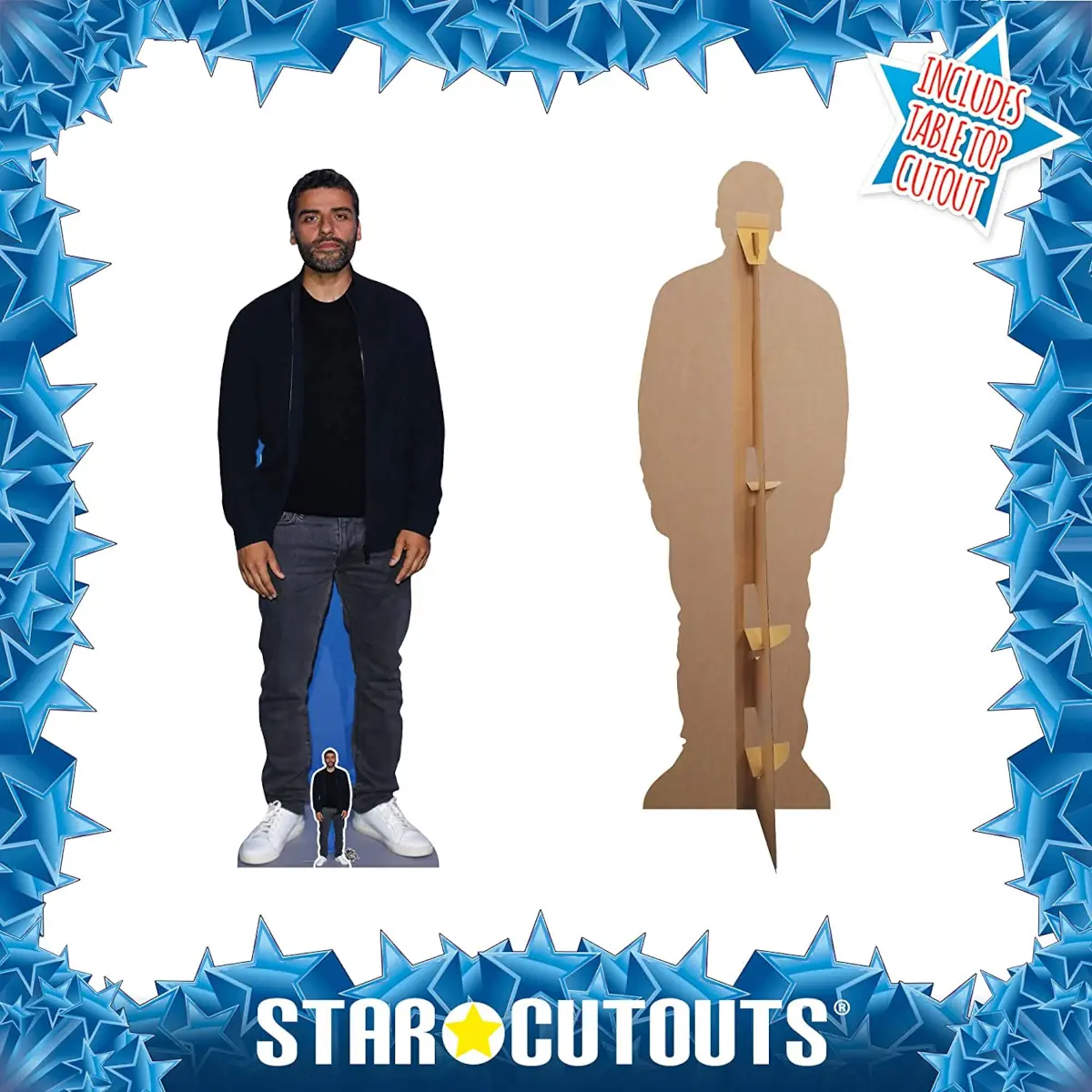CS862 Oscar Isaac American Actor Lifesize Mini Cardboard Cutout Standee 3