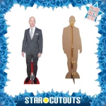 CS864 Jeff Bezos (Executive Chairman of Amazon) Lifesize + Mini Cardboard Cutout Standee Frame