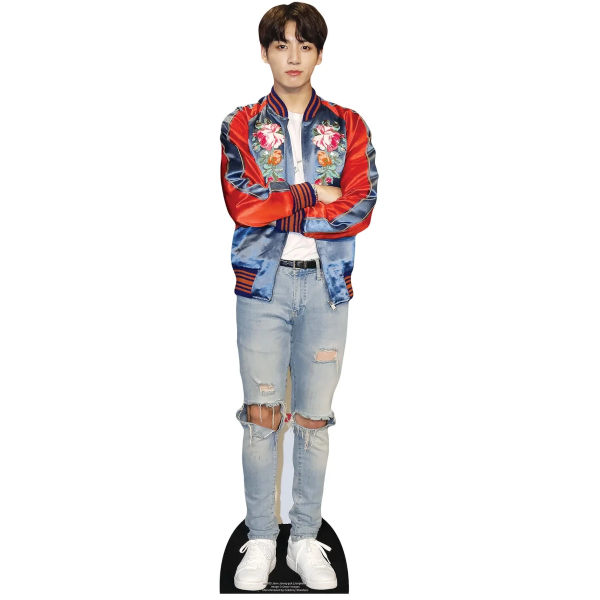 CS903 Jungkook 'Ripped Jeans' (BTS Bangtan Boys) Mini Cardboard Cutout Standee Front