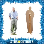 CS915 Sir David Attenborough (English Broadcaster) Mini Cardboard Cutout Standee Frame