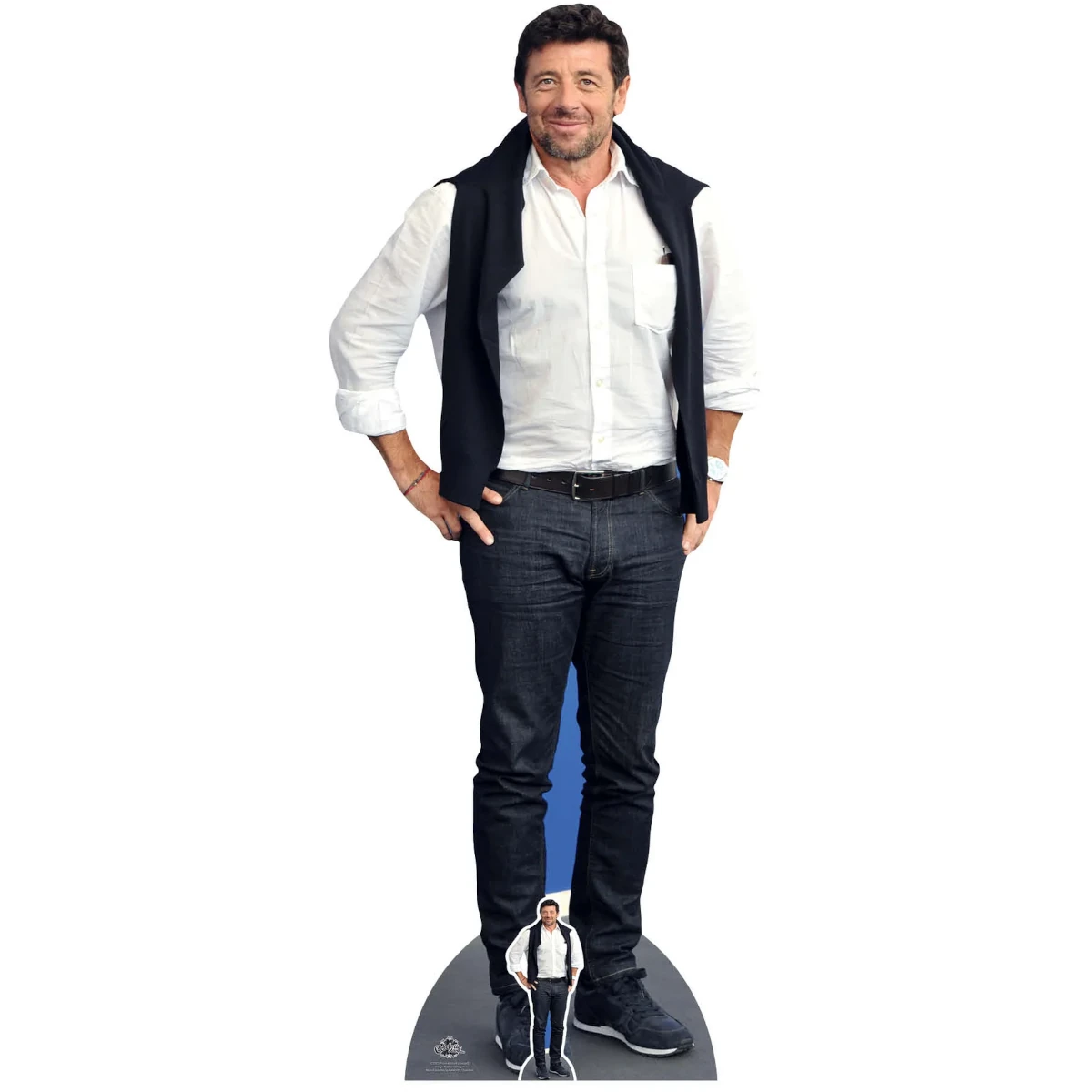 CS921 Patrick Bruel 'Casual' (French SingerSongwriter) Lifesize + Mini Cardboard Cutout Standee Front