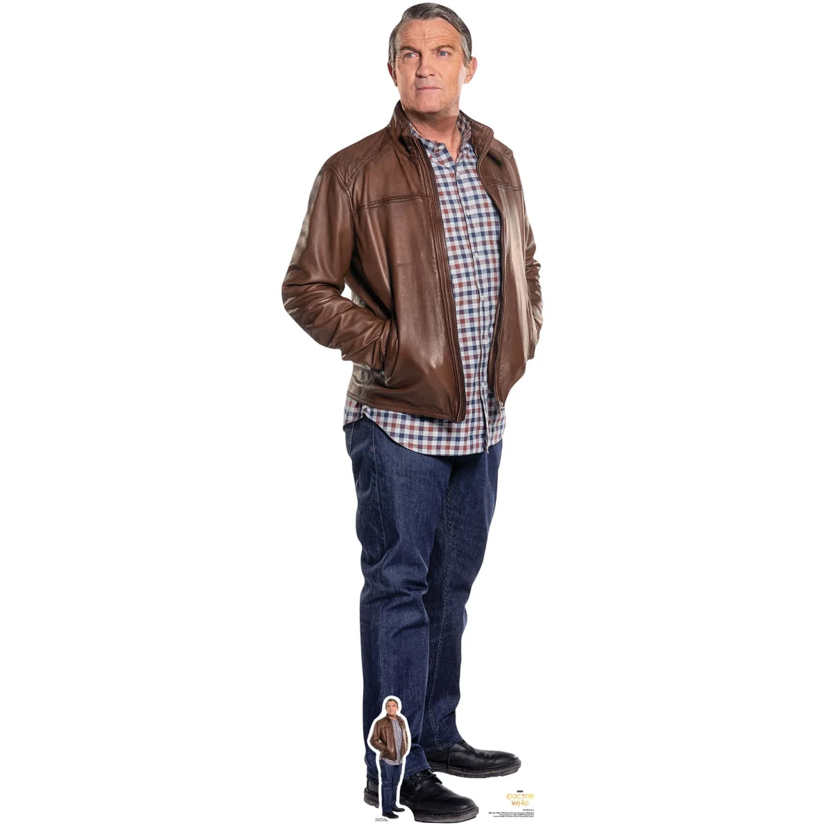 SC1200 Graham O'Brien 'Bradley Walsh' (Doctor Who) Official Lifesize + Mini Cardboard Cutout Standee Front