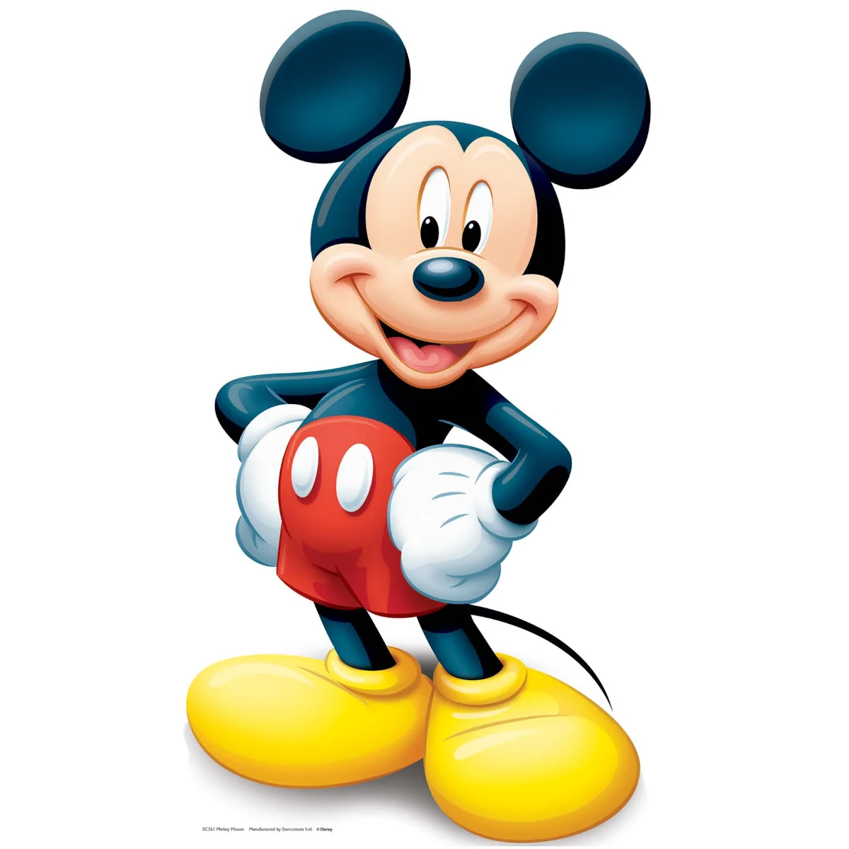 SC361 Mickey Mouse (Disney Classics) Official Mini Cardboard Cutout Standee Front