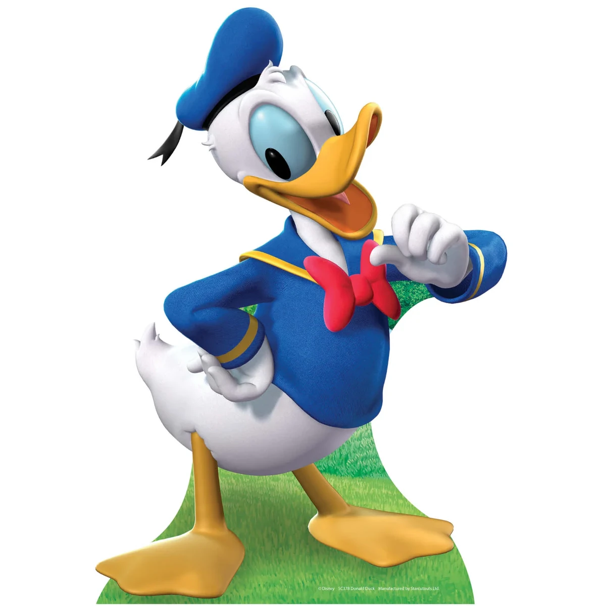 SC378 Donald Duck (Disney Classics) Official Mini Cardboard Cutout Standee Front