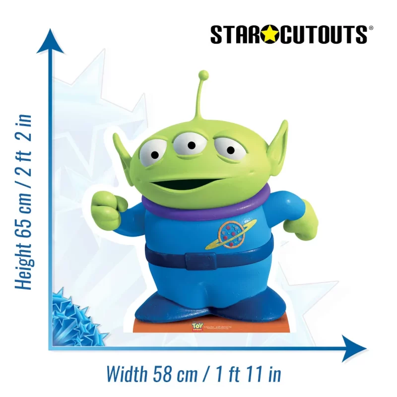 SC396 Little Green Man (Disney Toy Story) Official Mini Cardboard Cutout Standee Size
