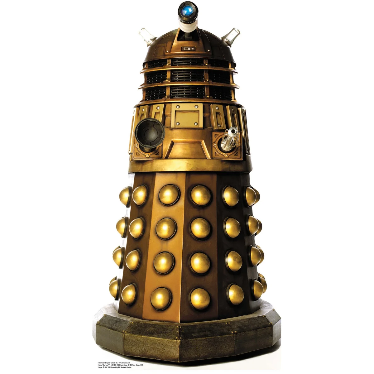 SC916 Gold Dalek Caan (Doctor Who) Official Mini Cardboard Cutout Standee Front