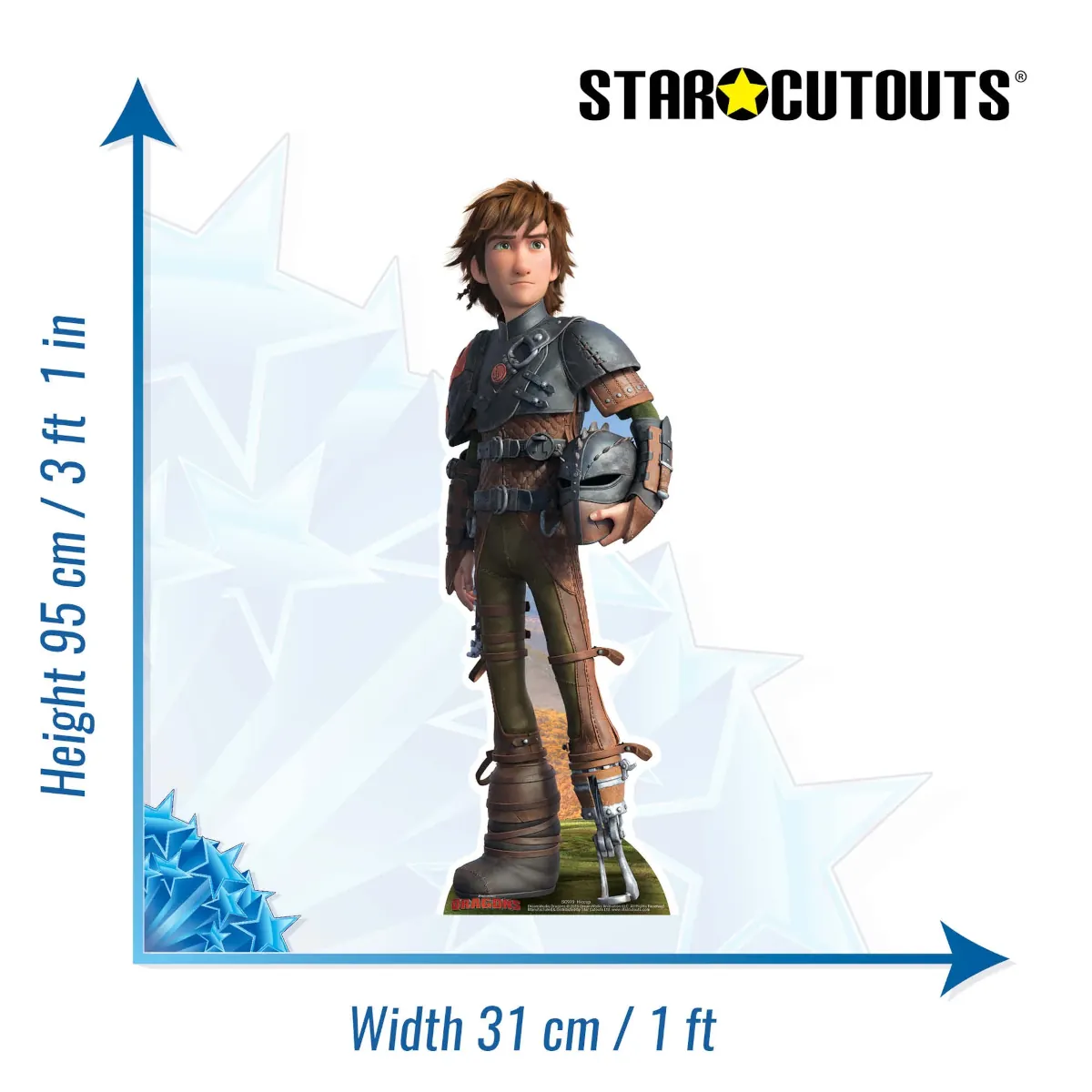 SC919 Hiccup (How To Train Your Dragon) Official Mini Cardboard Cutout Standee Size