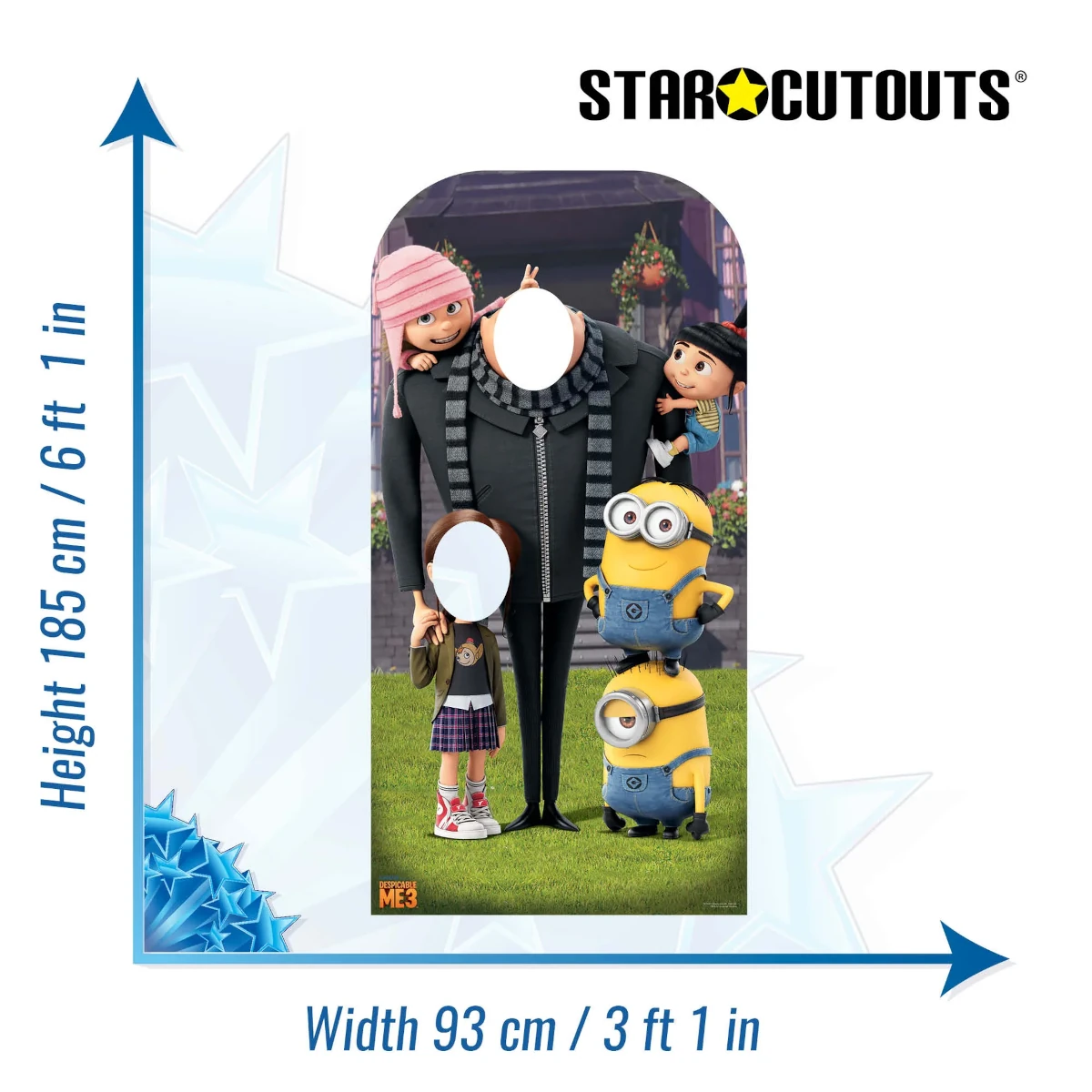 SC1045 Despicable Me 3 Official Adult Size Stand-In Cardboard Cutout Standee Size