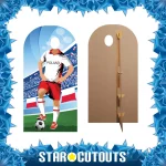 SC1166 Poland (World CupEuros Football) Lifesize Stand-In Cardboard Cutout Standee Frame