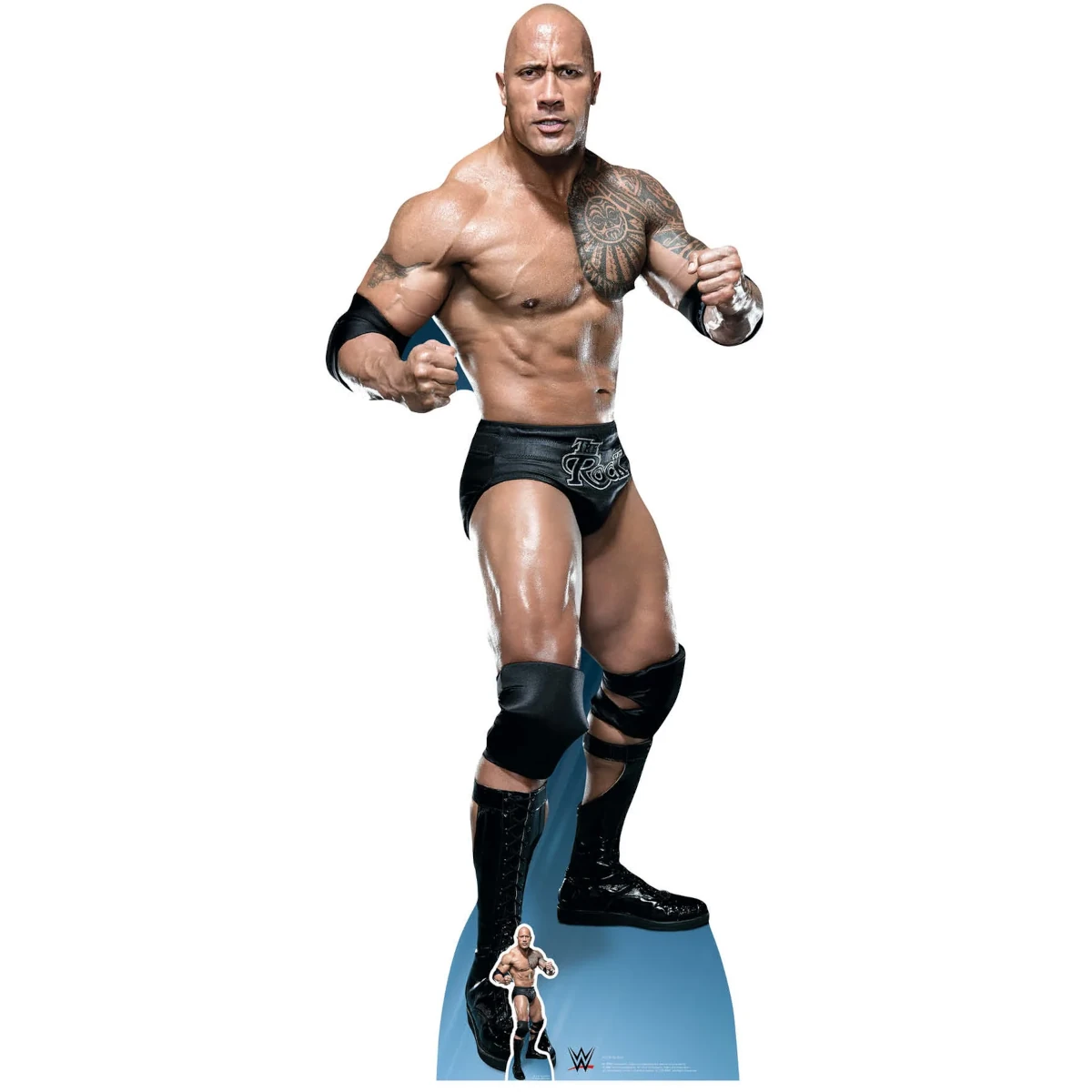 SC1239 The Rock 'Just Bring It' (WWE) Official Lifesize + Mini Cardboard Cutout Standee Front