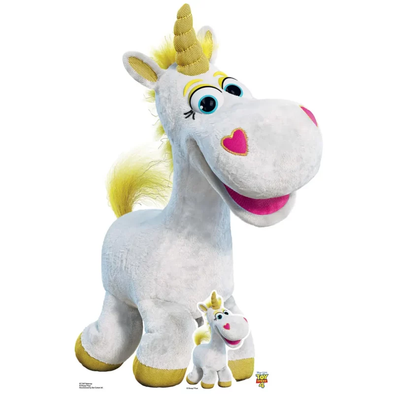 SC1367 Buttercup ‘Unicorn’ (Disney Toy Story 4) Official Large + Mini Cardboard Cutout Standee Front