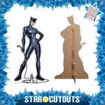 SC1456 Catwoman with Whip (DC Comics) Official Lifesize + Mini Cardboard Cutout Standee Frame