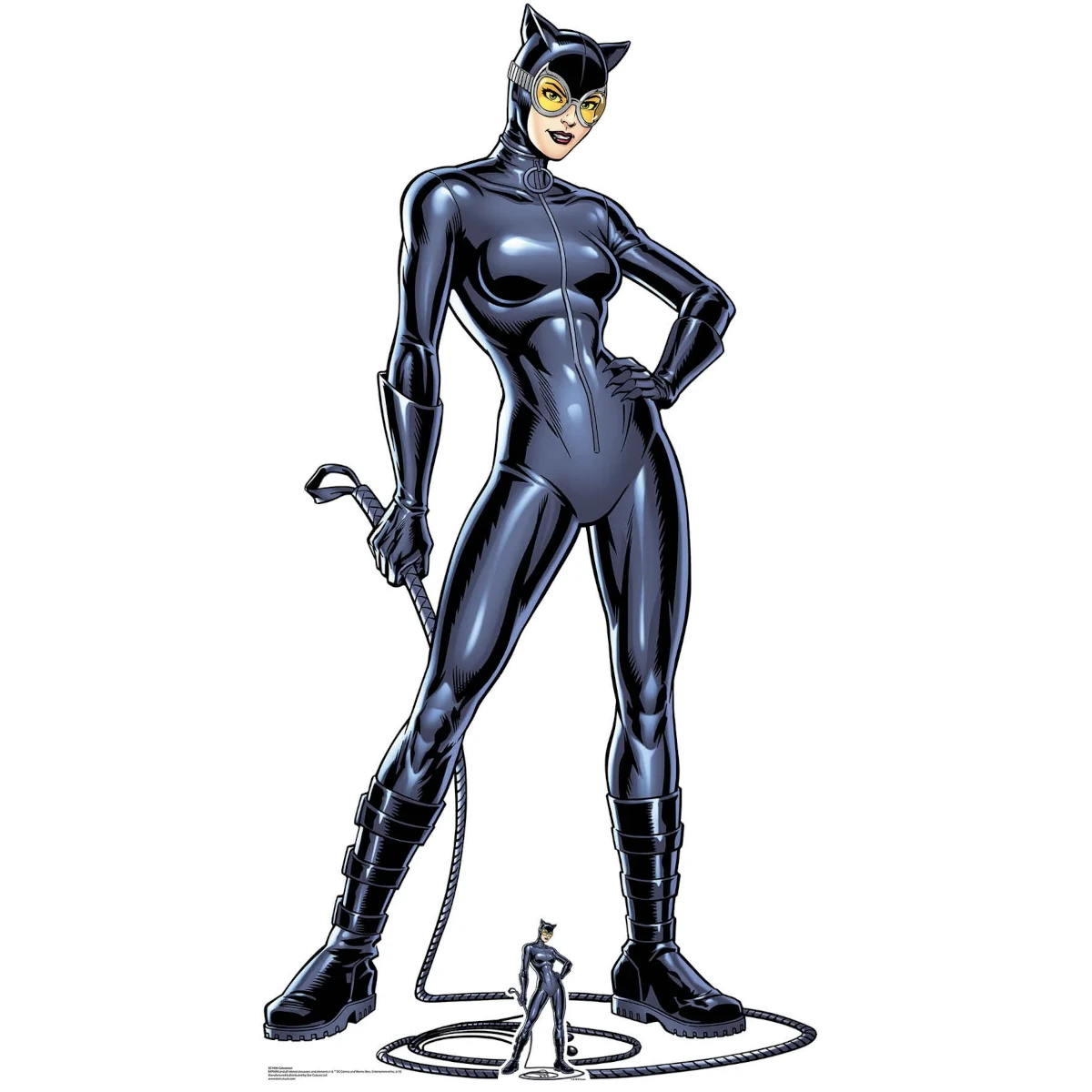SC1456 Catwoman with Whip (DC Comics) Official Lifesize + Mini Cardboard Cutout Standee Front