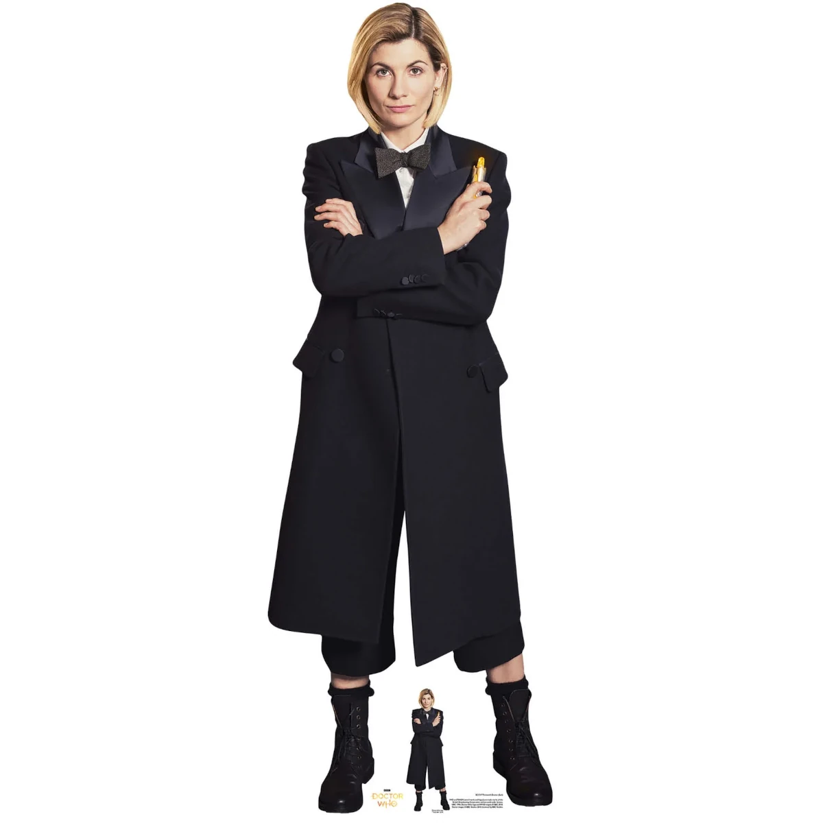 SC1517 The Thirteenth Doctor 'Jodie Whittaker' (Doctor Who) Lifesize + Mini Cardboard Cutout Standee Front