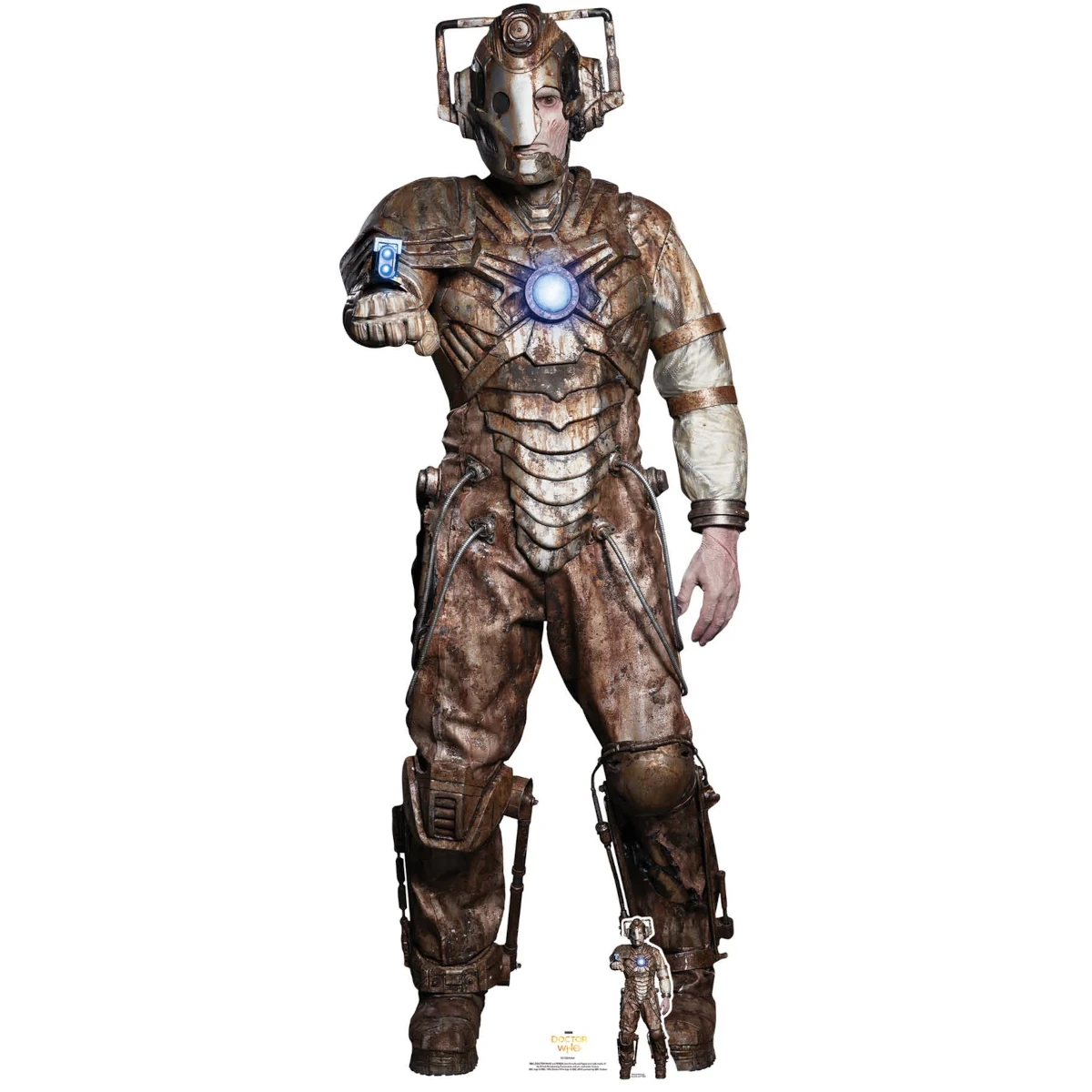 SC1522 Ashad The Lone Cyberman (Doctor Who) Lifesize + Mini Cardboard Cutout Standee Front