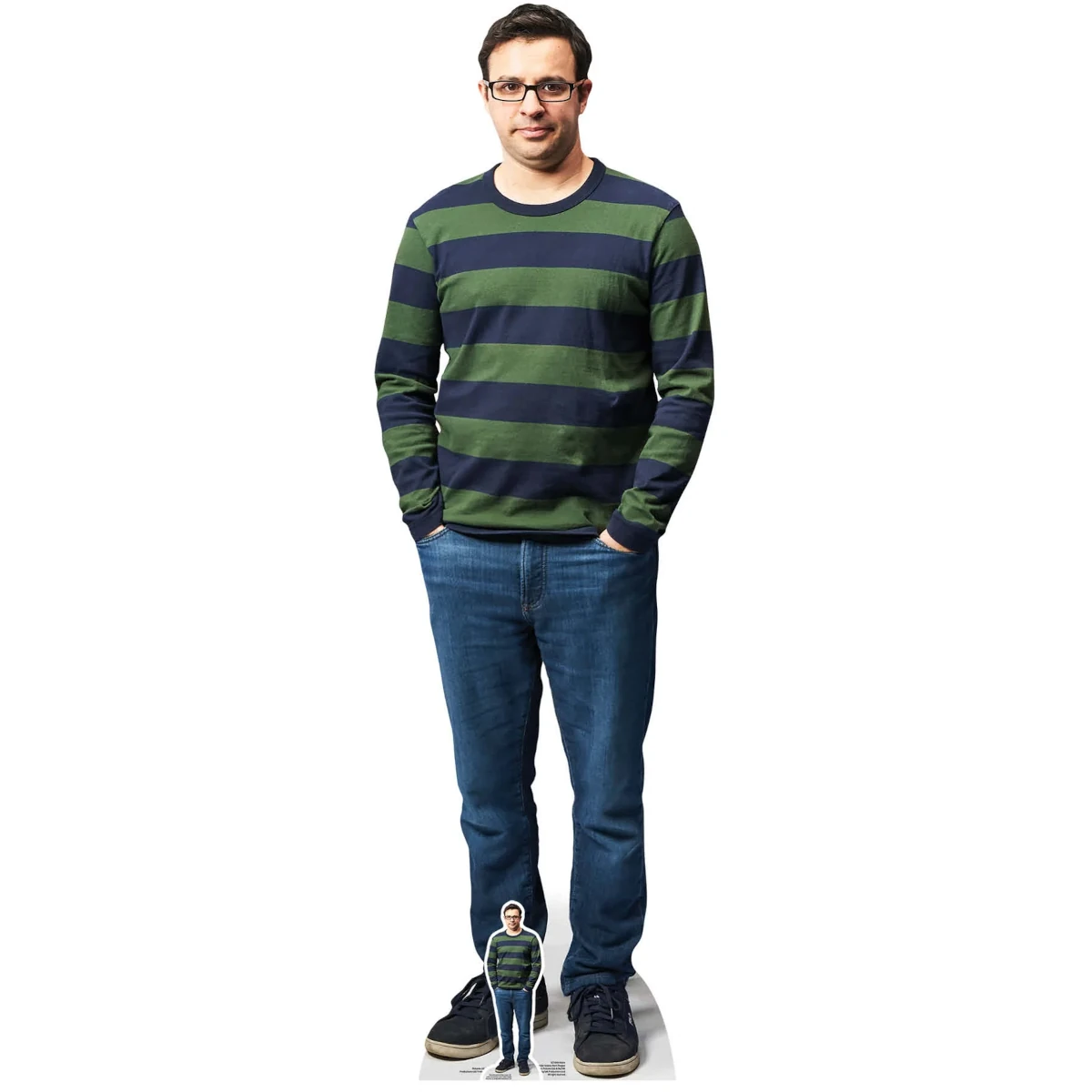 SC1569 Adam (Friday Night Dinner) Official Lifesize + Mini Cardboard Cutout Standee Front