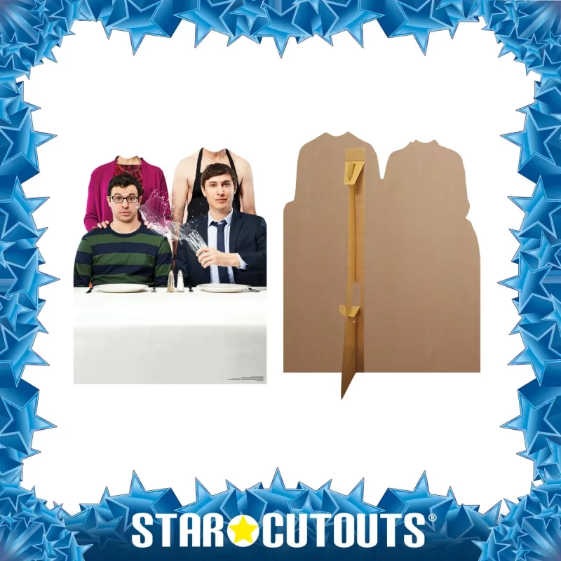 SC1572 Friday Night Dinner Official Lifesize Stand-In Cardboard Cutout Standee Frame