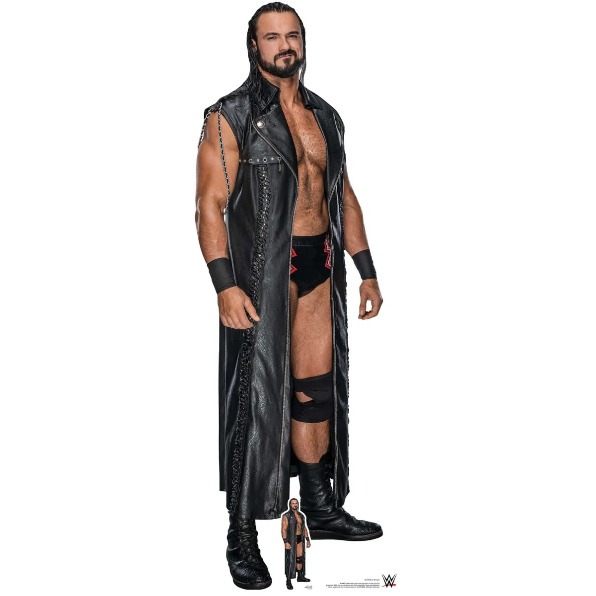 SC1598 Drew McIntyre (WWE) Official Lifesize + Mini Cardboard Cutout Standee Front