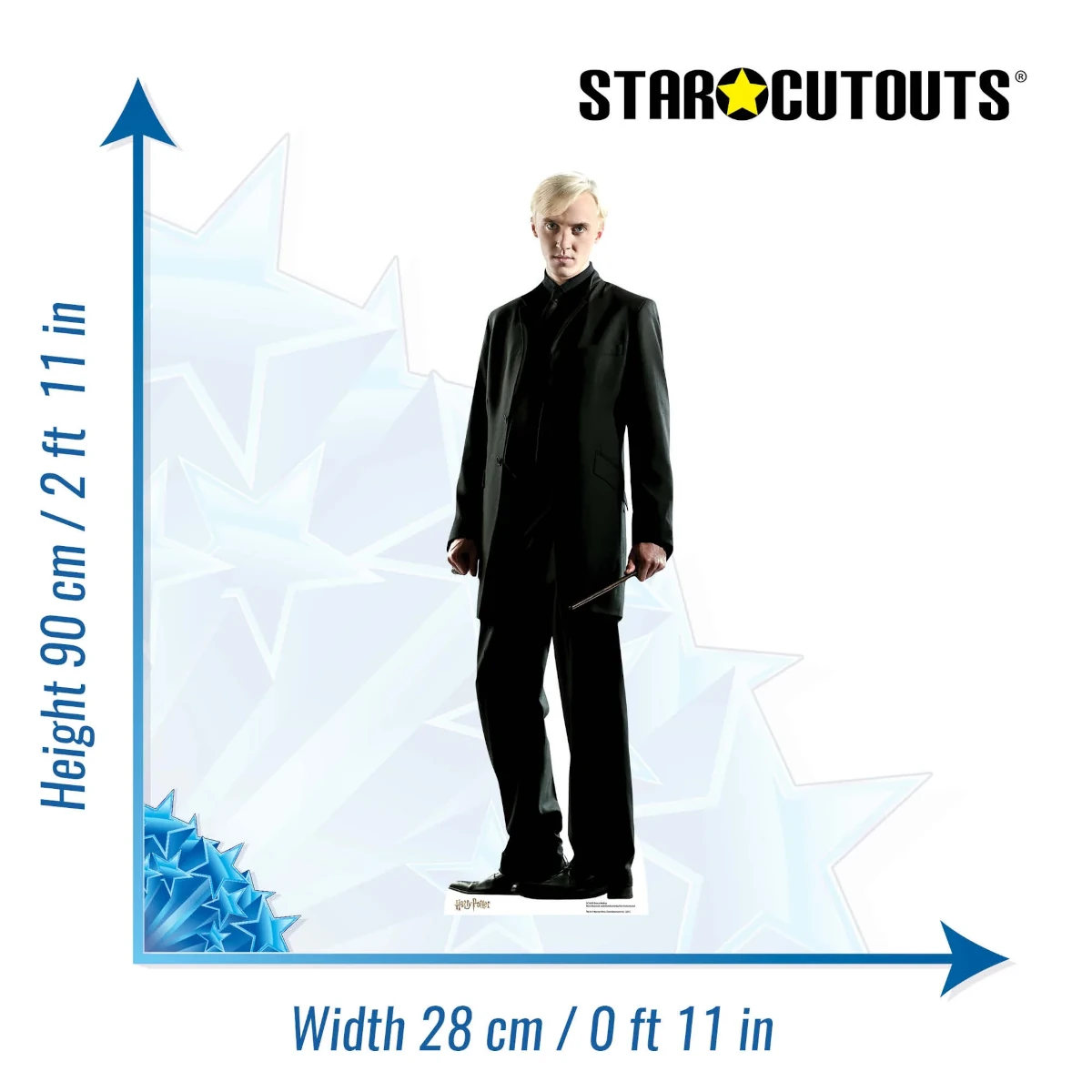 SC1655 Draco Malfoy (Harry Potter) Official Mini Cardboard Cutout Standee Size