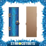 SC1664 Blue Fantasy Magical Fairy Single Door Large Cardboard Cutout Standee Frame