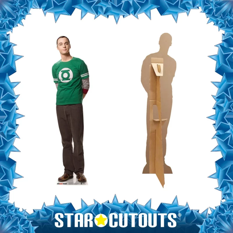 SC1960 Dr Sheldon Cooper (The Big Bang Theory) Official Mini Cardboard Cutout Standee Frame