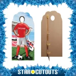 SC199 England Footballer Lifesize Stand-In Cardboard Cutout Standee Frame