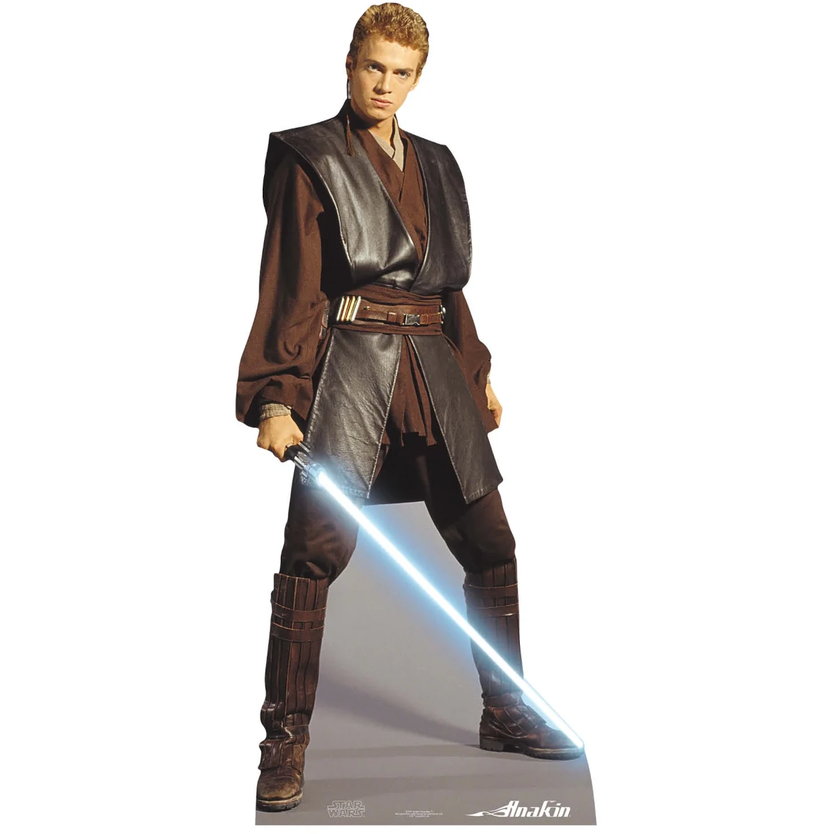 SC475 Anakin Skywalker 'Lightsaber' (Star Wars) Official Lifesize Cardboard Cutout Standee Front