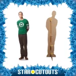SC618 Dr Sheldon Cooper (The Big Bang Theory) Official Lifesize Cardboard Cutout Standee Frame