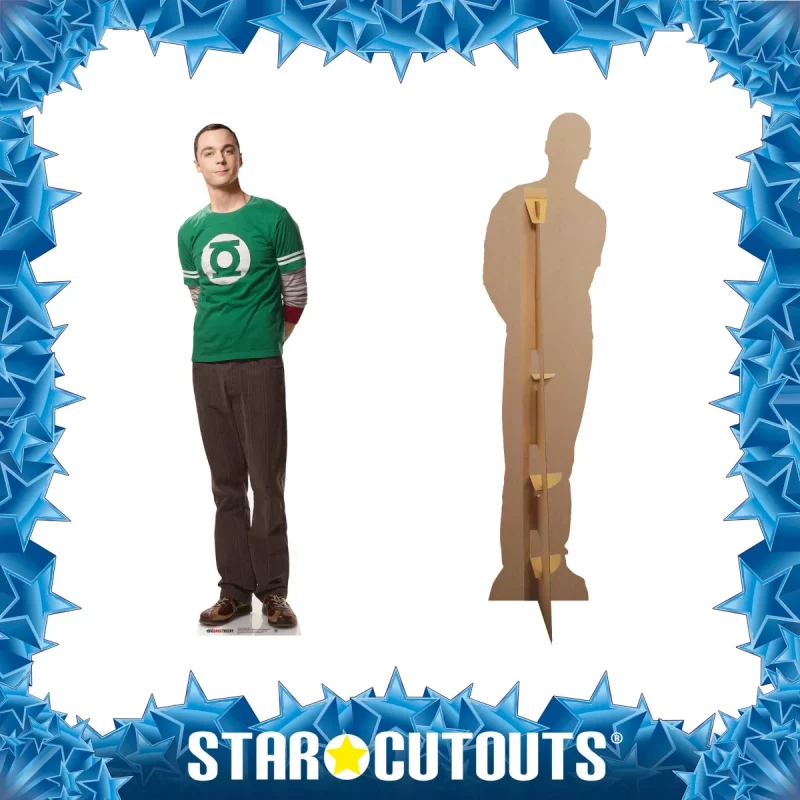SC618 Dr Sheldon Cooper (The Big Bang Theory) Official Lifesize Cardboard Cutout Standee Frame