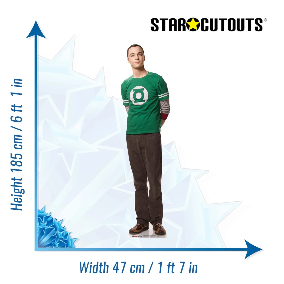 SC618 Dr Sheldon Cooper (The Big Bang Theory) Official Lifesize Cardboard Cutout Standee Size