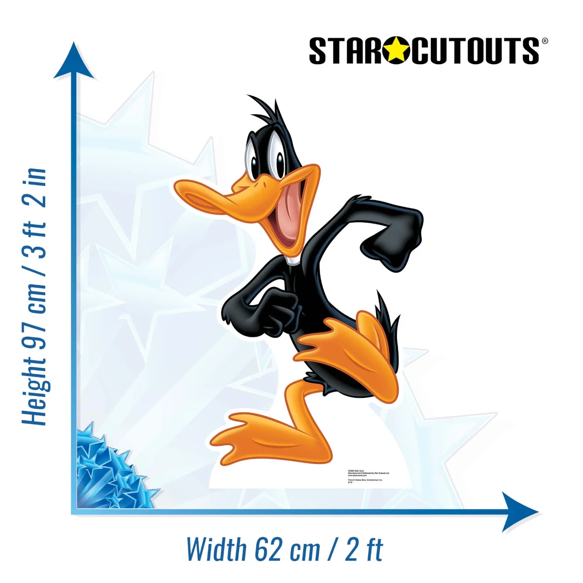 SC690 Daffy Duck (Looney Tunes) Official Lifesize Cardboard Cutout Standee Size