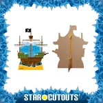 SC715 Pirate Ship Large Cardboard Cutout Standee Frame