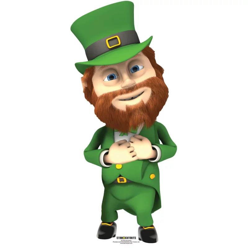 SC720 Leprechaun (Mythical Creature) Lifesize Cardboard Cutout Standee Front