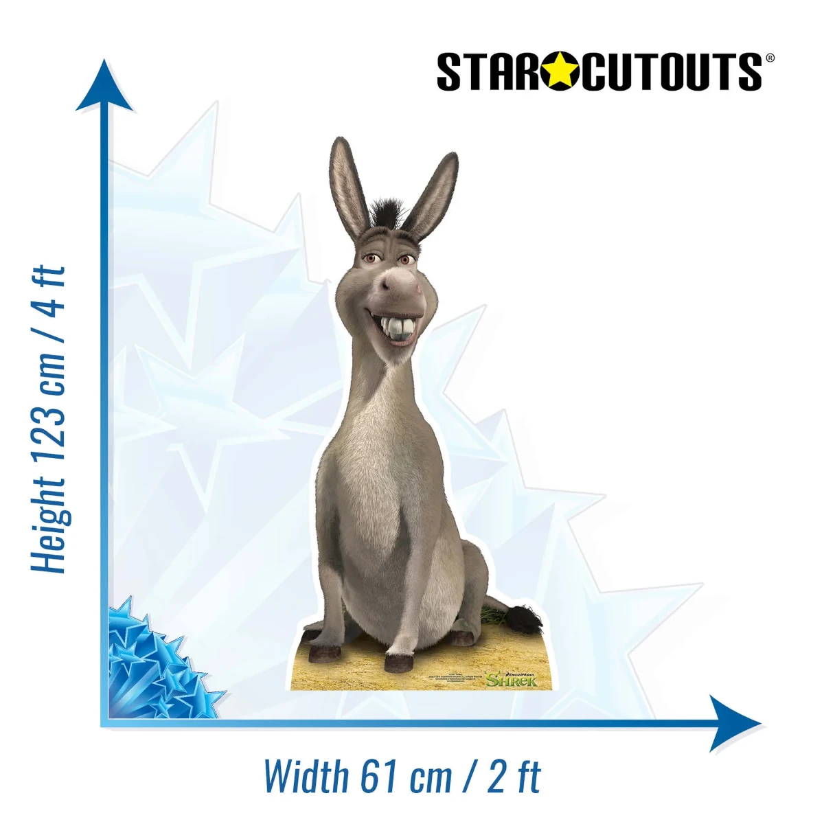 SC788 Donkey (DreamWorks Animation Shrek) Official Lifesize Cardboard Cutout Standee Size