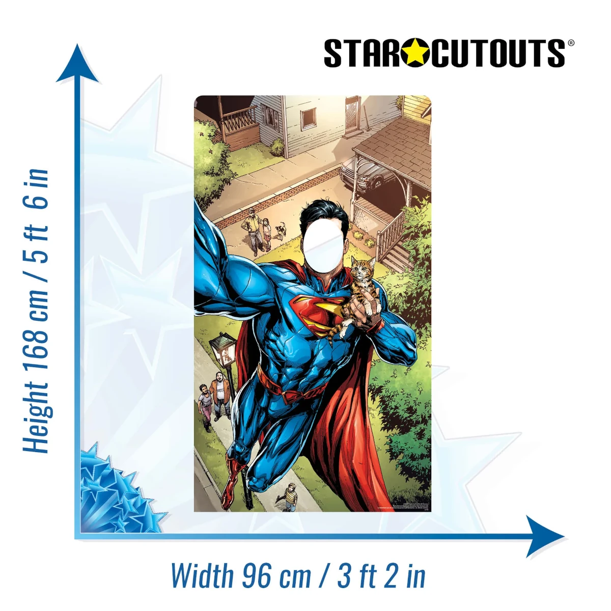 SC843 Superman 'Selfie' (DC Comics) Official Lifesize Stand-In Cardboard Cutout Standee Size