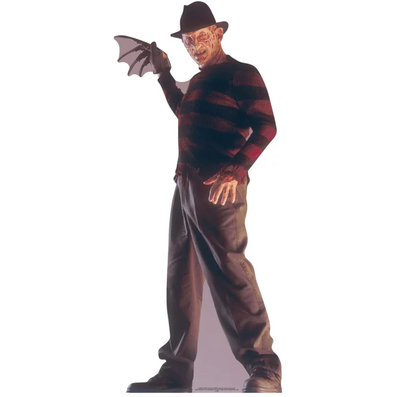 SC887 Freddy Krueger (A Nightmare On Elm Street) Official Lifesize Cardboard Cutout Standee Front
