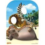 SC971 Madagascar (DreamWorks) Child Size Stand-In Cardboard Cutout Standee Front
