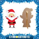 SC984 Cartoon Christmas Santa Mini Cardboard Cutout Standee Frame