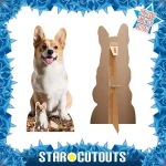SC4064 Cute Corgi Dog Lifesize Mini Cardboard Cutout Standee 3
