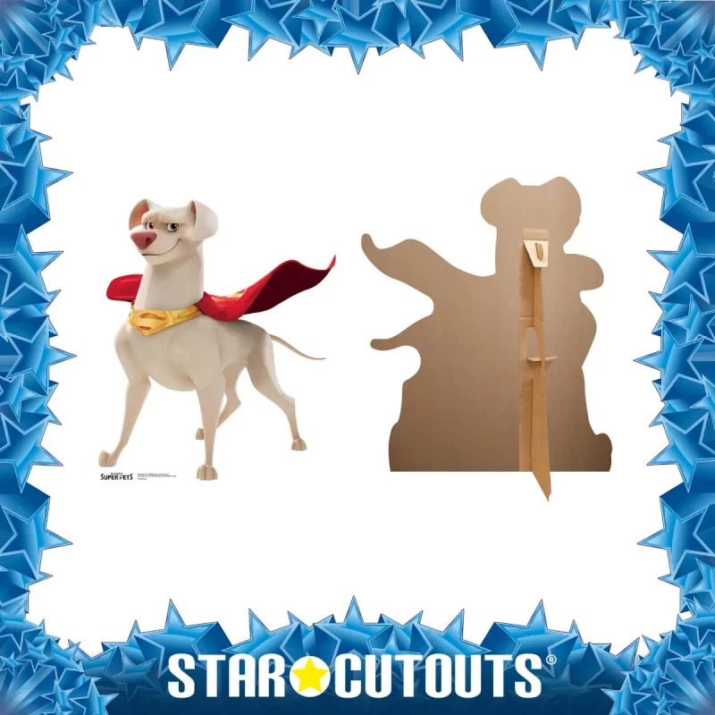 SC4067 Krypto 'Superman's Dog' (DC League of Super Pets) Mini Cardboard Cutout Standee Frame