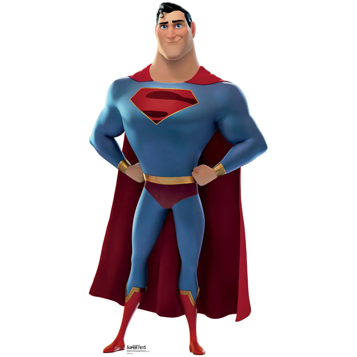 SC4070 Superman (DC League of Super Pets) Official Lifesize + Mini Cardboard Cutout Standee Front