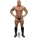 SC4096 Dave Bautista (WWE) Official Lifesize + Mini Cardboard Cutout Standee Front