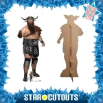 SC4100 Ivar (WWE) Official Lifesize + Mini Cardboard Cutout Standee Frame